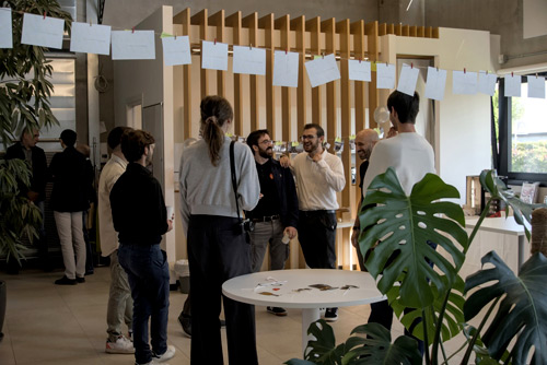 muro di post-it